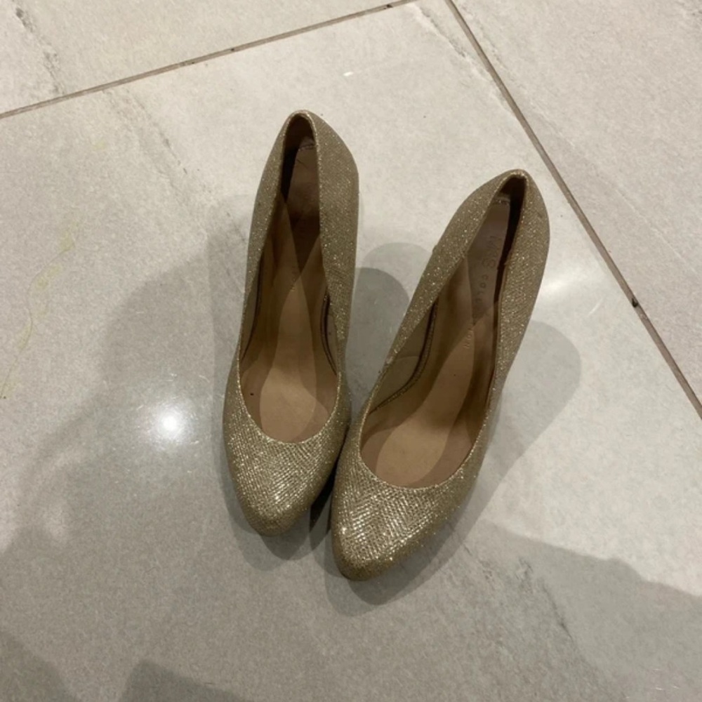 Shimmering Gold Women's Heels